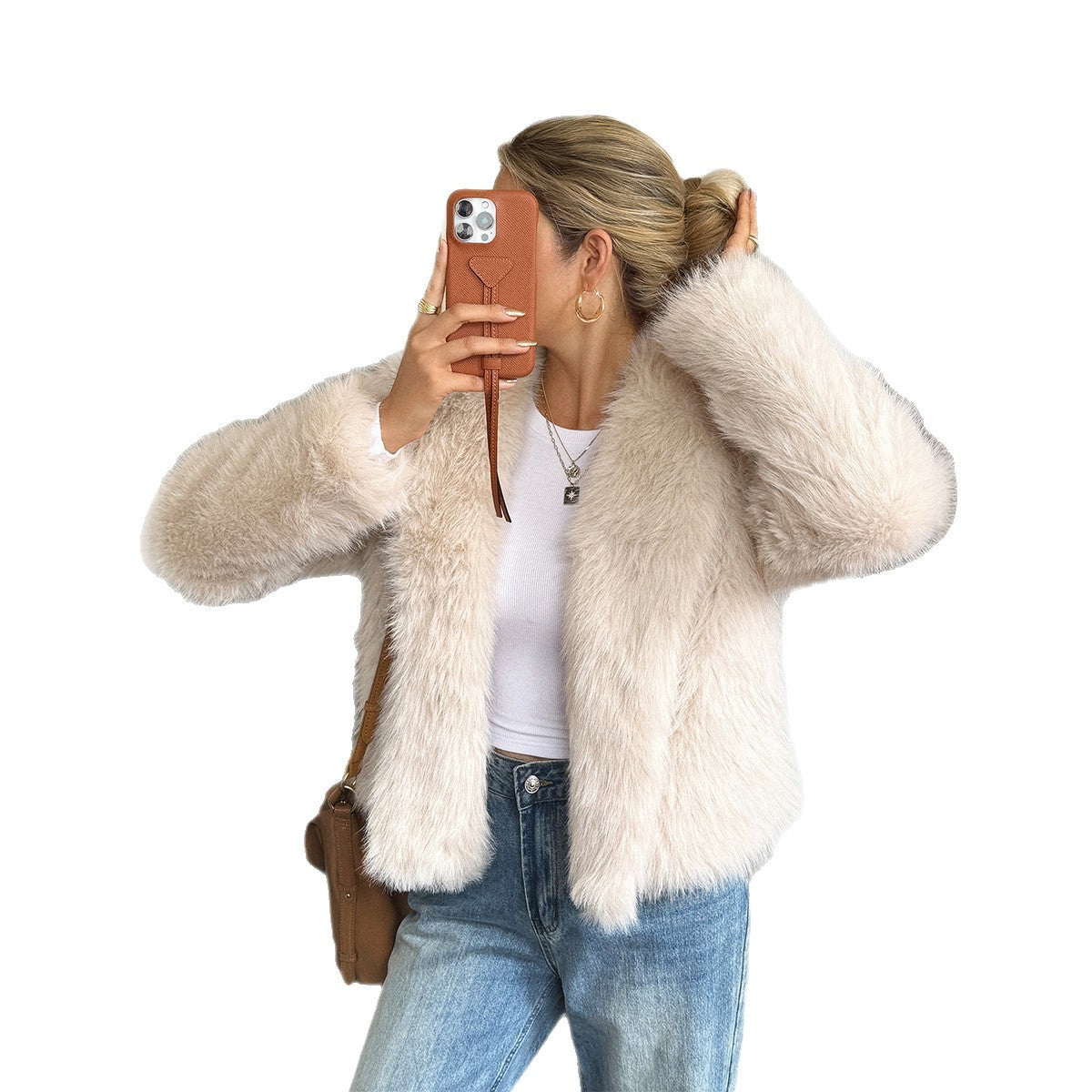 Women’s Long-sleeve Fleece Coat