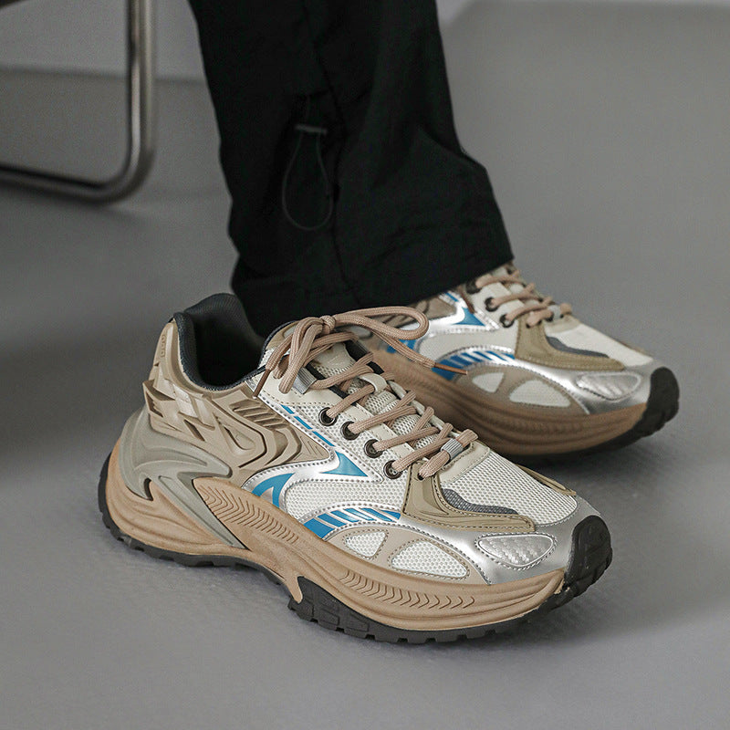 Men’s Low-Top Sneakers Lace-Up Traction Outsole