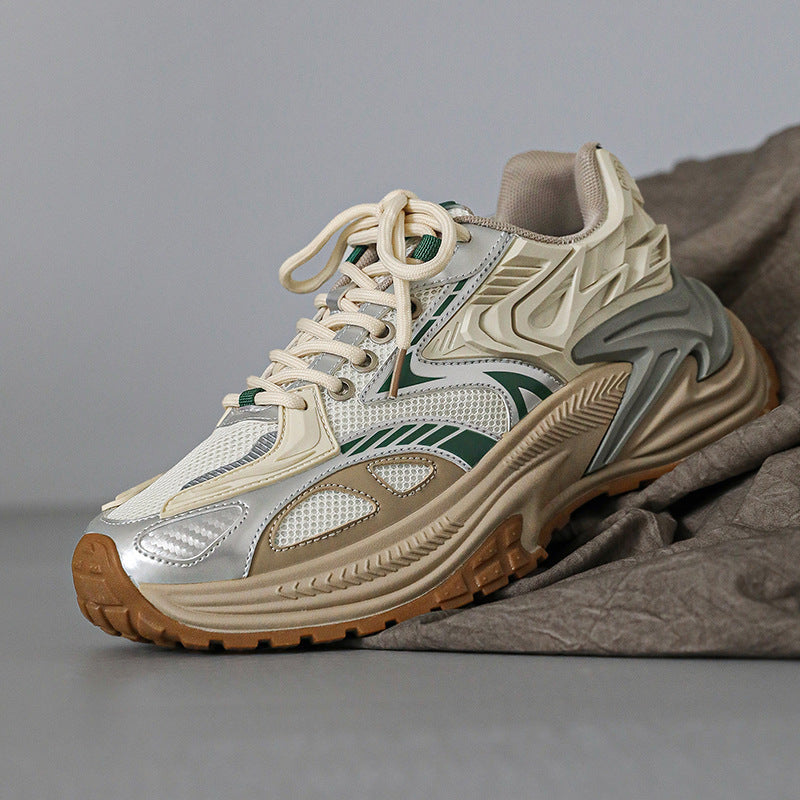 Men’s Low-Top Sneakers Lace-Up Traction Outsole