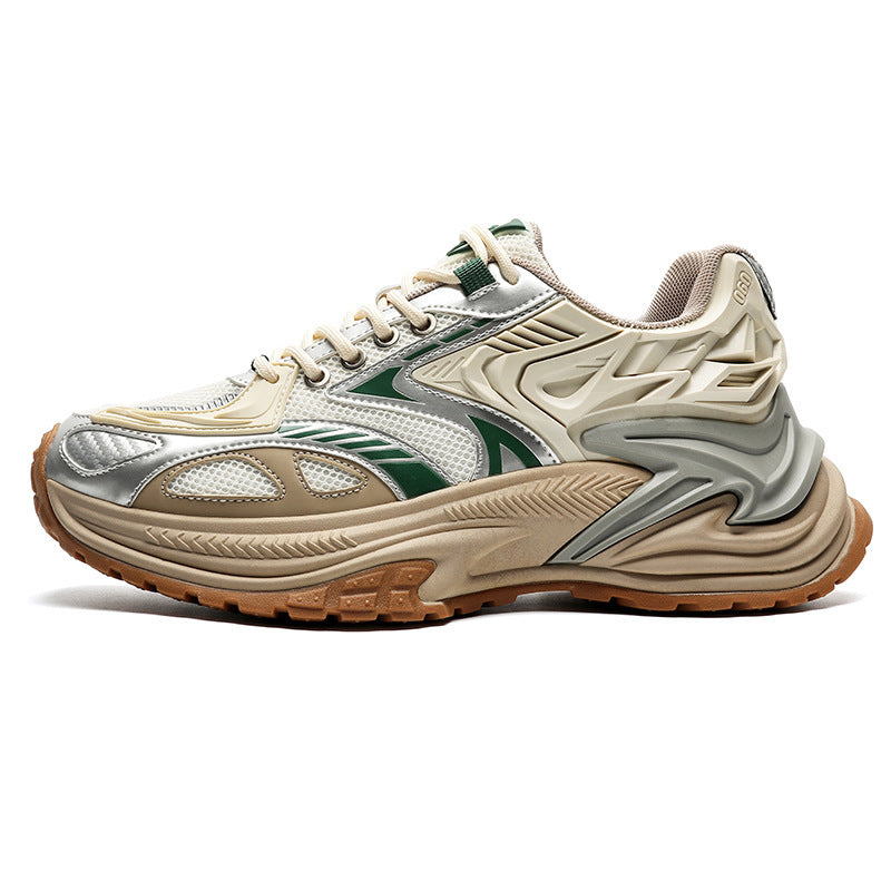 Men’s Low-Top Sneakers Lace-Up Traction Outsole