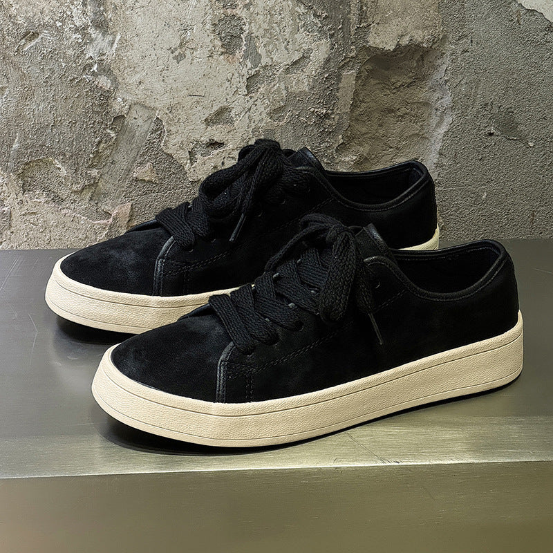 Men’s Low-Top Sneakers Lace-Up Vulcanized Sole