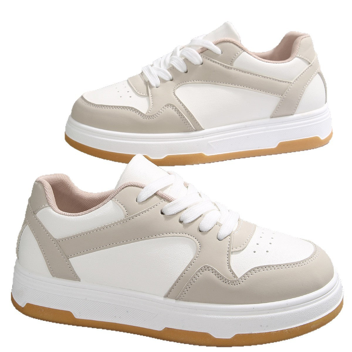 Women’s Thick-soled Low-top Casual Sneakers