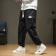 Men’s Straight-Leg Pants Adjustable Drawcord Waist
