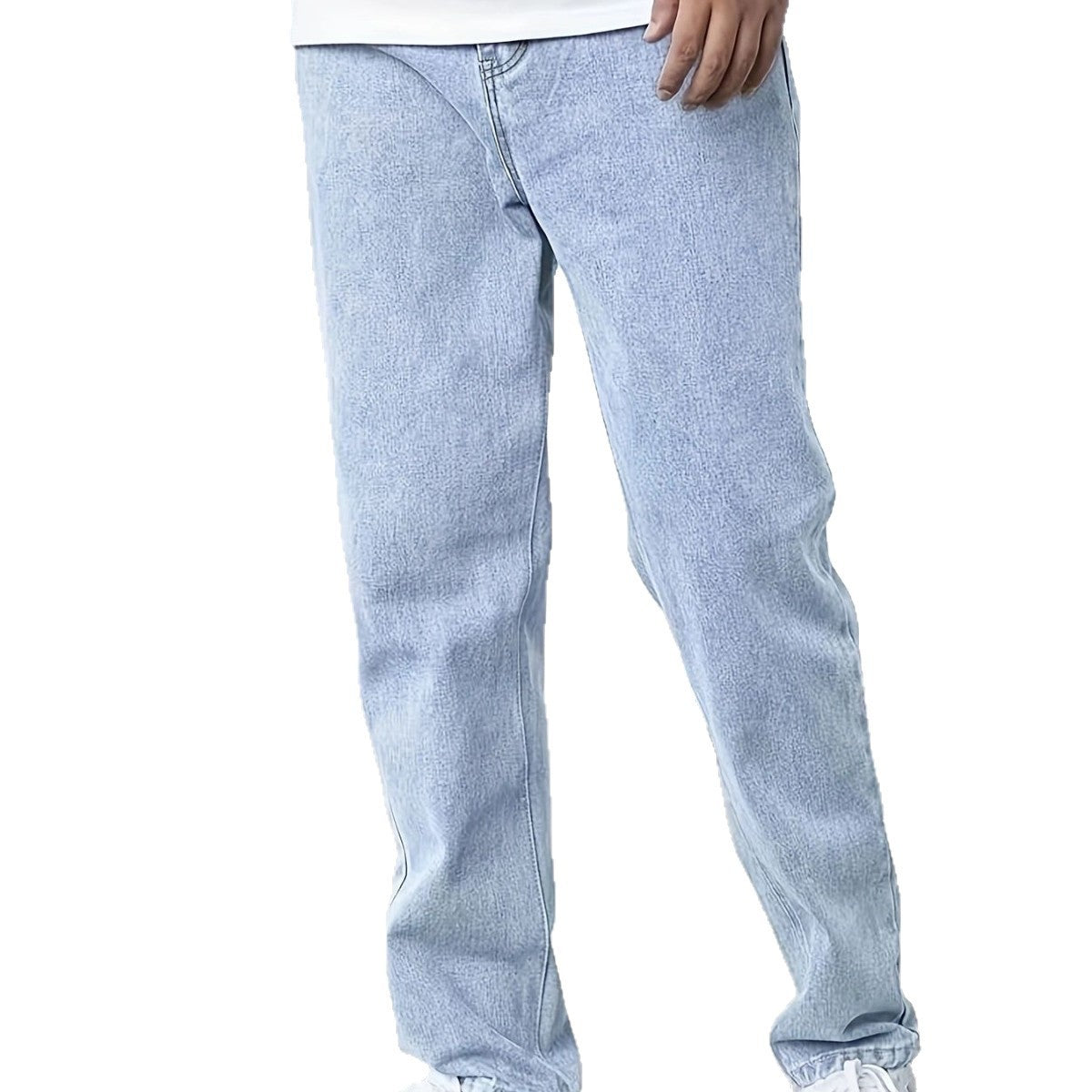 Men’s Straight-Leg Pants Zip Placket