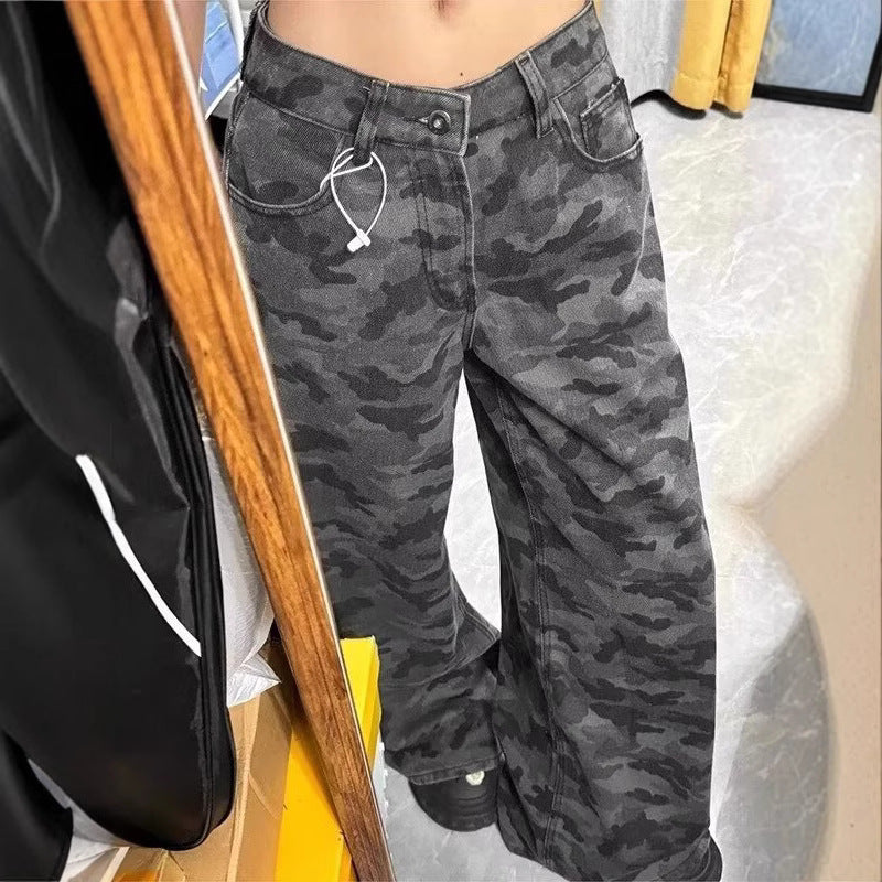 Unisex Straight-Leg Pants Wide Leg Fit