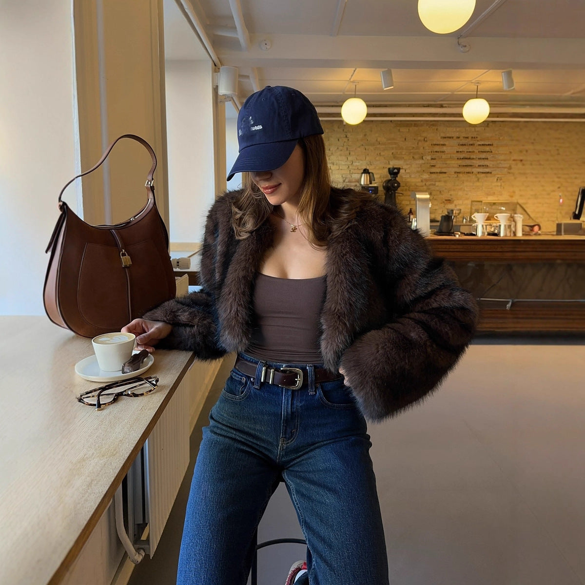 Women’s Regular Fit Coat Open-Front Style