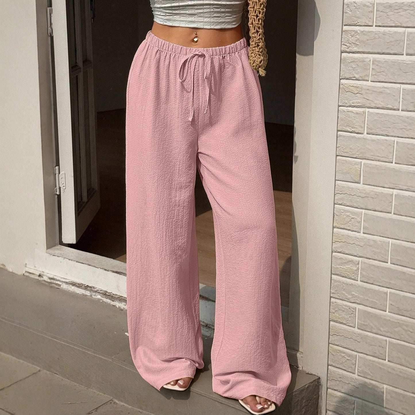 Women’s Loose-fit Wide-leg Low-waist Pants
