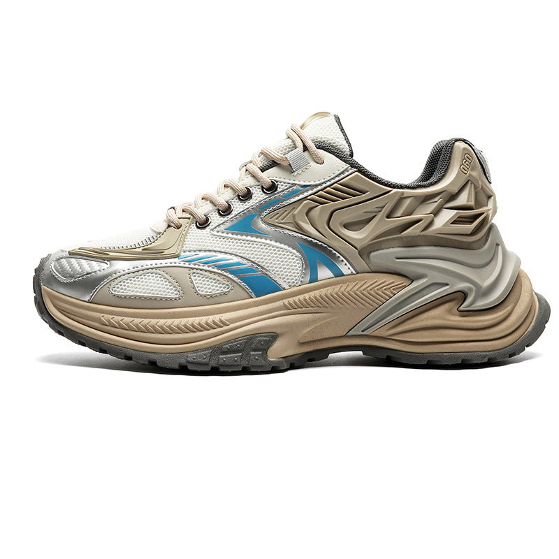 Men’s Low-Top Sneakers Lace-Up Traction Outsole