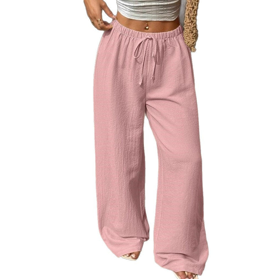 Women’s Loose-fit Wide-leg Low-waist Pants