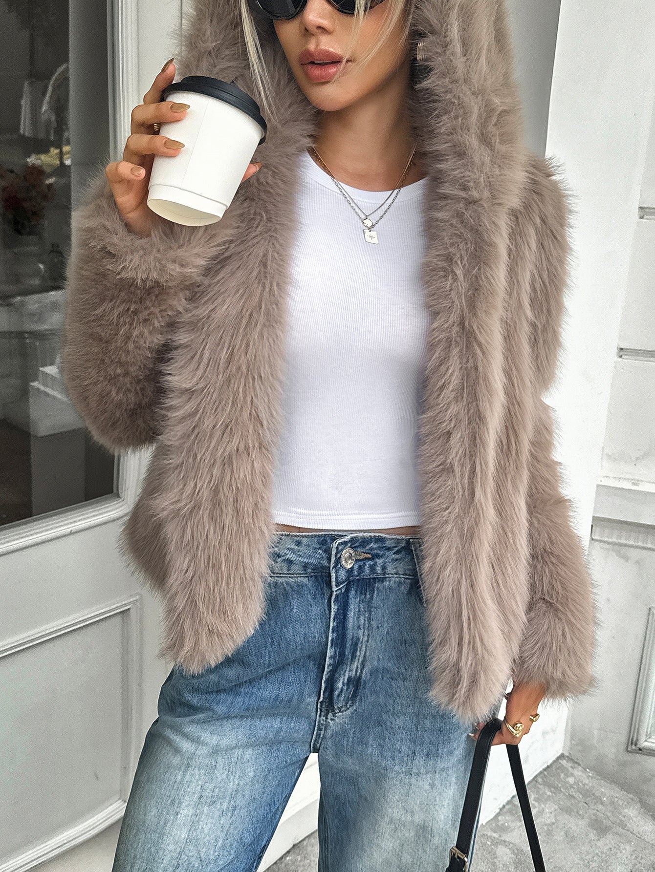 Women’s Long-sleeve Fleece Coat