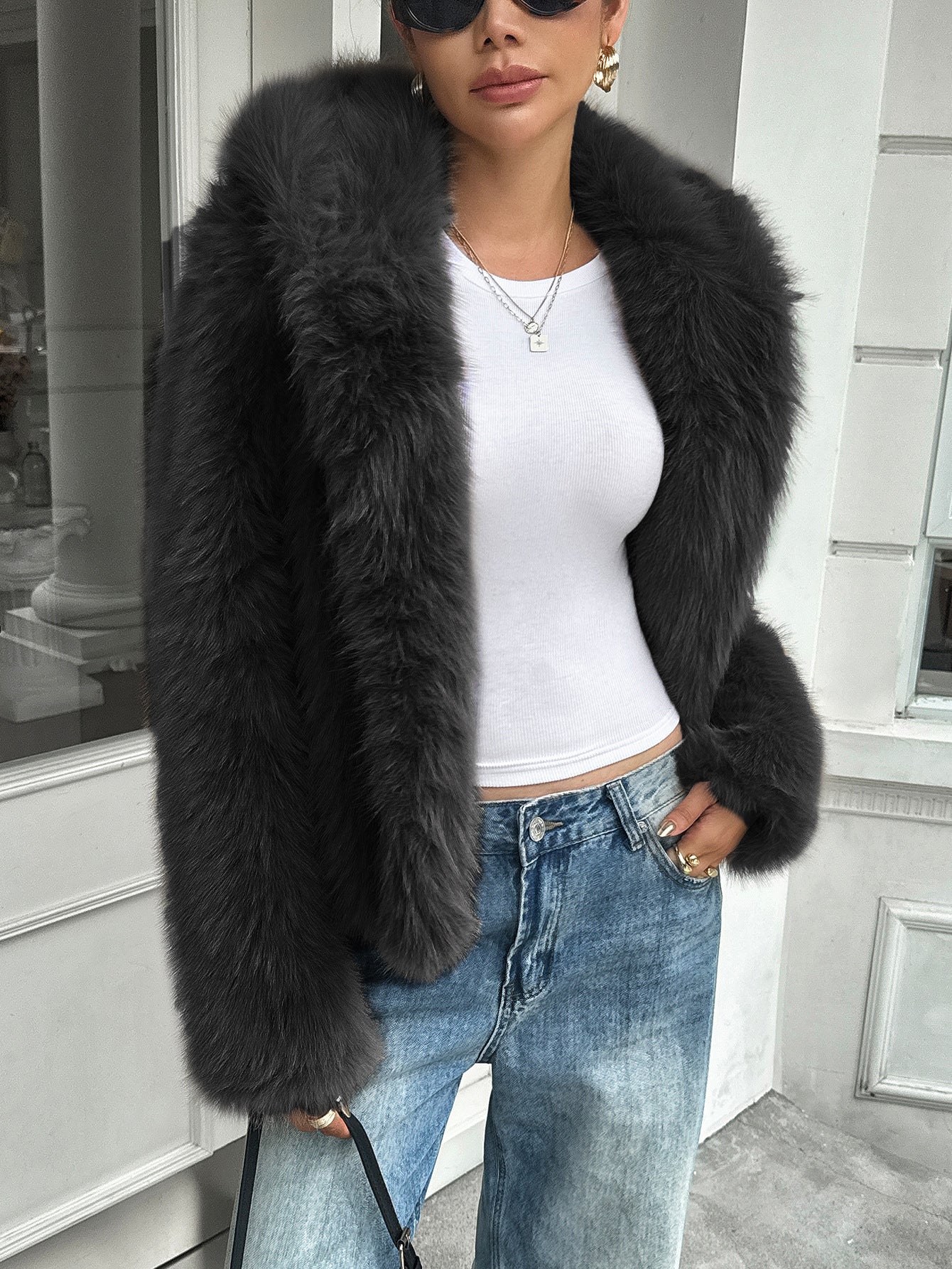 Women’s Long-sleeve Fleece Coat