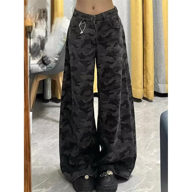 Unisex Straight-Leg Pants Wide Leg Fit