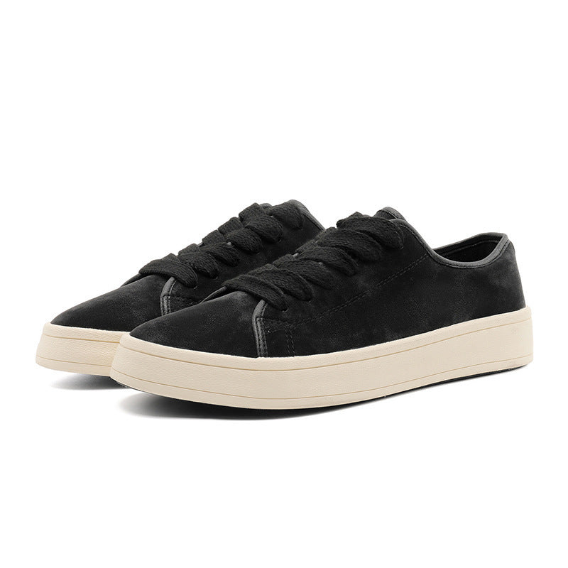 Men’s Low-Top Sneakers Lace-Up Vulcanized Sole