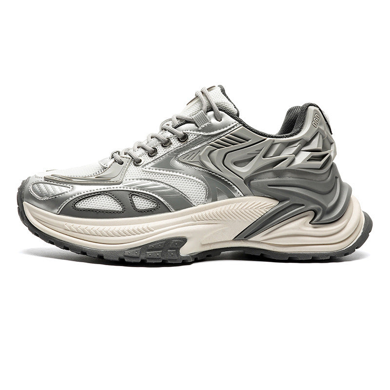 Men’s Low-Top Sneakers Lace-Up Traction Outsole