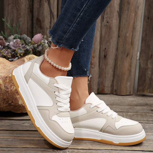 Women’s Thick-soled Low-top Casual Sneakers