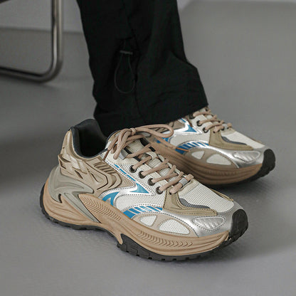 Men’s Low-Top Sneakers Lace-Up Traction Outsole