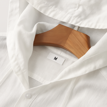 Loose breathable lightweight linen blouse