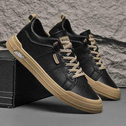 Men’s Low-Top Sneakers Lace-Up Front Lace Closure