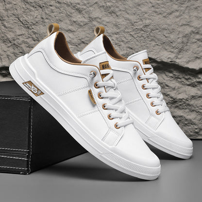 Men’s Low-Top Sneakers Lace-Up Front Lace Closure