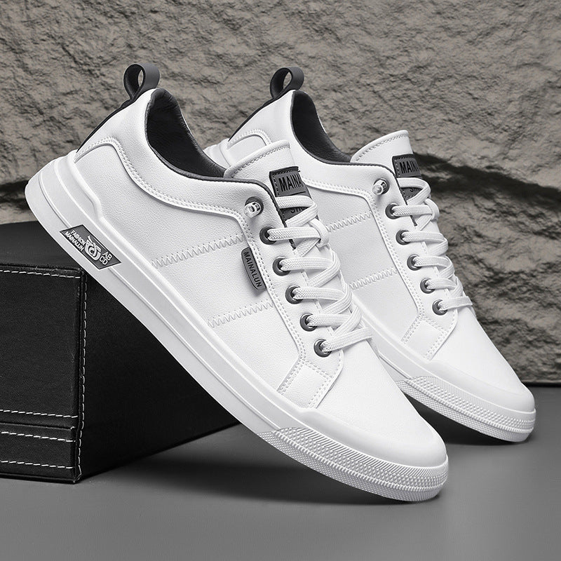 Men’s Low-Top Sneakers Lace-Up Front Lace Closure