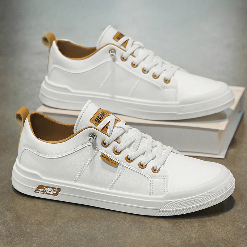 Men’s Low-Top Sneakers Lace-Up Front Lace Closure