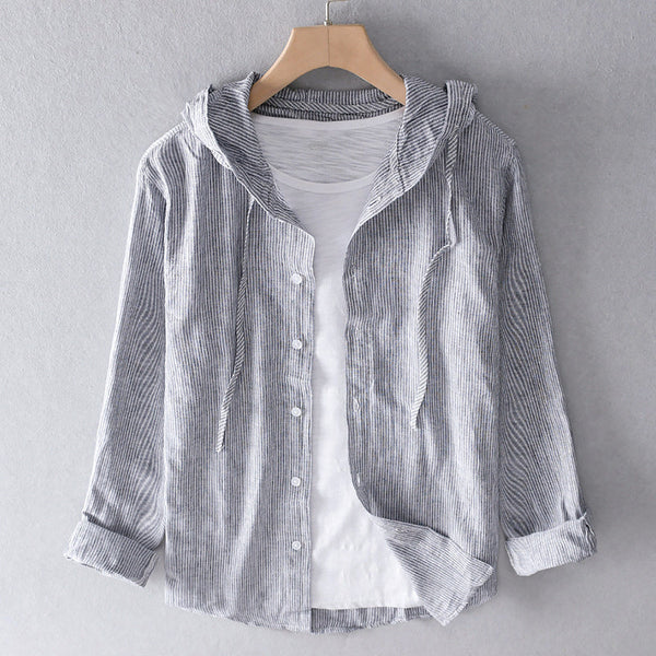 Loose breathable lightweight linen blouse