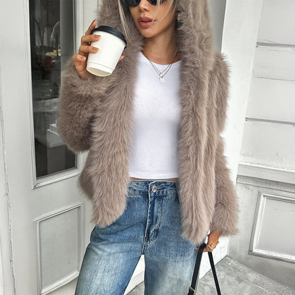 Women’s Long-sleeve Fleece Coat