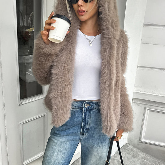 Women’s Long-sleeve Fleece Coat