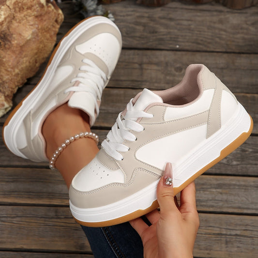 Women’s Thick-soled Low-top Casual Sneakers