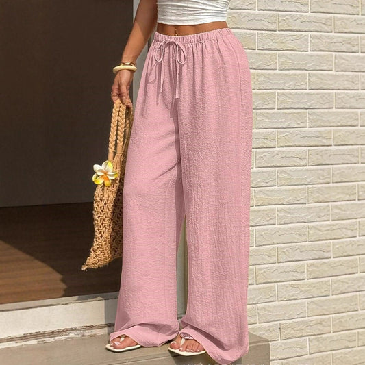 Women’s Loose-fit Wide-leg Low-waist Pants